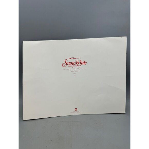 Walt Disney classic Snow White and the seven Dwarfs lithograph 1994 READ - Picture 9 of 12